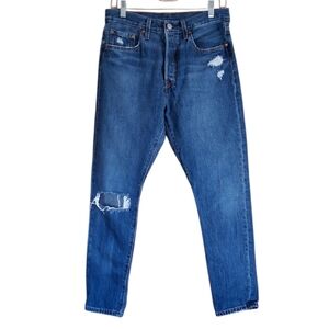 Levi's 501 Distressed Skinny Jeans Size 28